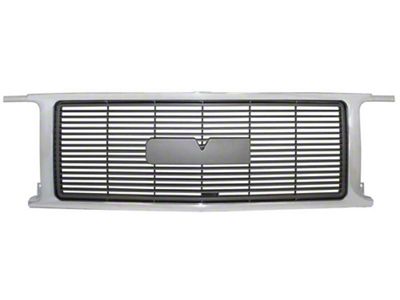 Jimmy Or Suburban Truck Grill, Chrome, Rect HdLgh 1989-1991