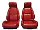 1989-1993 Corvette Standard Leather Seat Covers Mounted On Foam