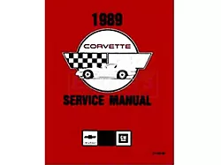1989 Corvette Shop Manual; 2 Volumes