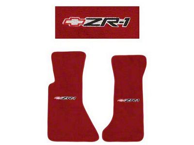 1990-1992 Corvette Carpet Mats ZR1 Flame Red