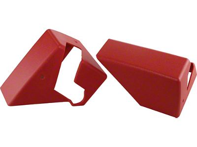Roof Storage Mount Covers, Flame Red, 1990-1992