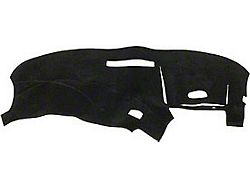 Dash Mat, CoverKing, w/Climate Control Option, Black, 90-93