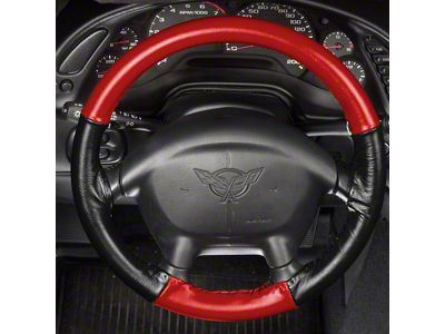 1990-1993 Corvette Two Color Wheelskins Euro-Style Steering Wheel Cover