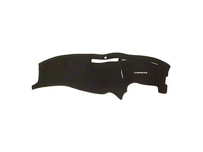 1990-1996 Corvette CoverKing Carpeted Dash Mat Molded Black