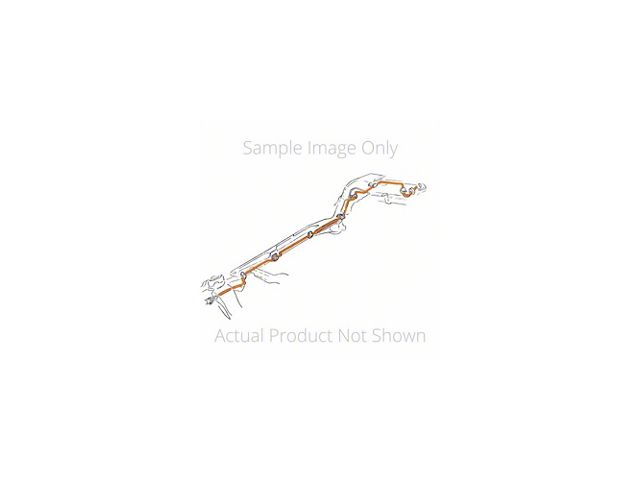 1990-94 Chevy GMC Truck 2WD 1500 2500 Small Block V8 F1 Std. Cab Shortbed V8 F1, 5/16 Fuel Return Lines w/hose , 2pc, Stainless