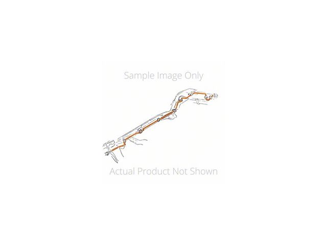 1990-94 Chevy GMC Truck 2WD 1500 2500 Small Block V8 F1 Std. Cab Shortbed V8 F1, 5/16 Fuel Return Lines w/hose , 2pc, OE Steel