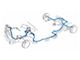 1990-94 Chevy-GMC Truck 2wd Power Disc Brake Line Set 3/4 ton, Standard Cab, Shortbed 11pc, OE Steel
