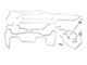 1990-94 Chevy-GMC Truck 4WD 3/4 And 1-Ton Std & Ext. Cab Long & Short Bed Rear Drum Brake Line Kit 17pc, Stainless