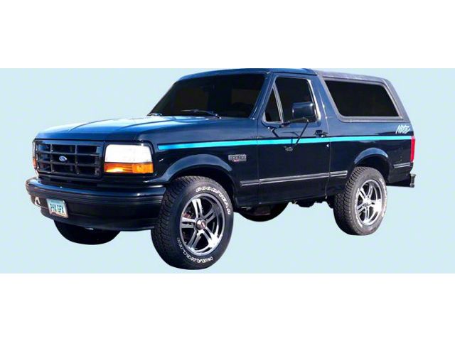 1991-1992 Ford F150 Bronco Nite Truck Stripe Kit, Blue