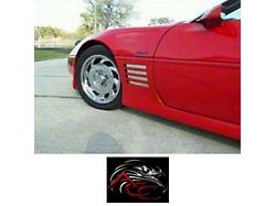 American Car Craft Vent Inserts Polished Stainless Steel (91-94 Corvette C4)