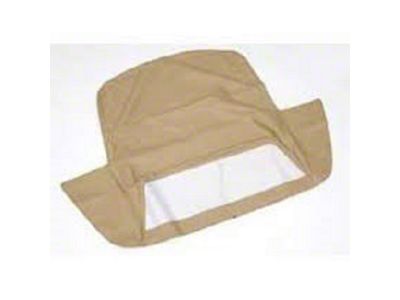 1991-1994 Corvette Convertible Cloth Top With Hard Window And Heat Defroster Light Beige