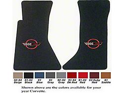 1991-1994 Corvette Lloyd Mats Floor Mats With Embroidered C4 Logos