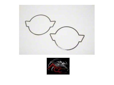 C4 Emblem Trim Rings, Front & Rear, 1991-1996