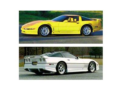 1991-1996 Corvette Side Skirts C4R With Door Inserts John GreenwoodDesign