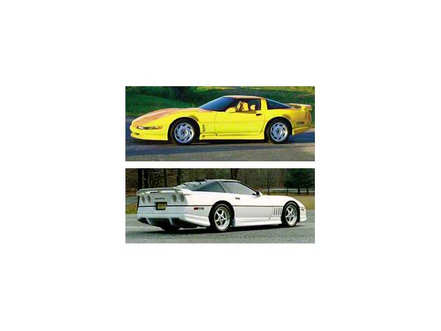 1991-1996 Corvette Side Skirts C4R With Door Inserts John GreenwoodDesign