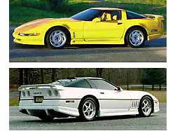 1991-1996 Corvette Side Skirts C4R With Door Inserts John GreenwoodDesign