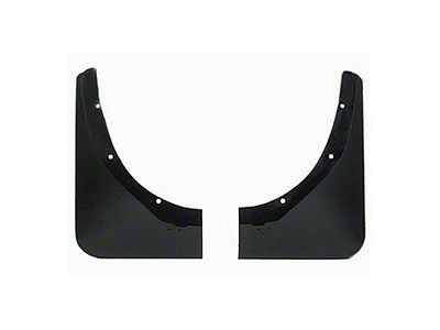 1991-1996 Corvette Splash Guards Body Contoured Rear Matte Black Altec