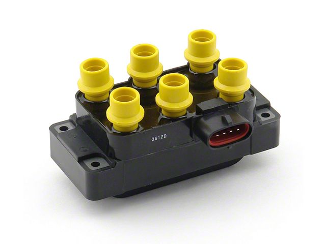 1991-2011 Ford Pickup Truck Ignition Coil Block - ACCEL EDIS Super Coil Pack Series - 6-Tower with Horizontal Plug