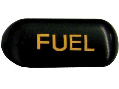 1992-1993 Corvette Button Fuel Black And Orange