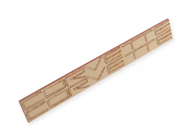 Ecklers Fuel Rail Letter Kit Red (92-93 Corvette C4)