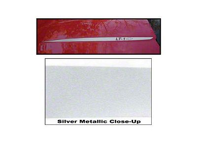 Hood Decal Kit, LT1, Silver Metallic, 1992-1996