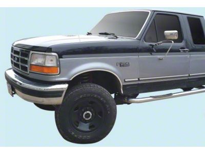 1992-1997 Ford F250/F350 Super Duty Tu-Tone Stripe Kit, 7-Band Upper and 5 Band Lower, Silver/White