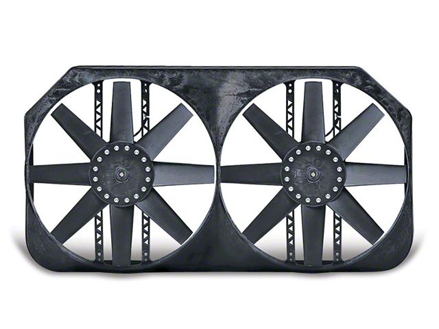 1992-1999 Chevy-GMC Truck Dual Electric Fan Assembly 5500 CFM, Direct Fit For Models With 34 Radiator Core-Flex-a-lite