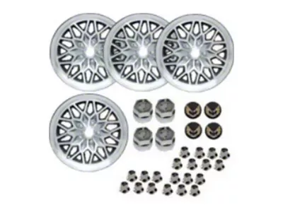 1993-2002 Camaro 17 X 9 Cast Aluminum Gunmetal Snowflake Whe