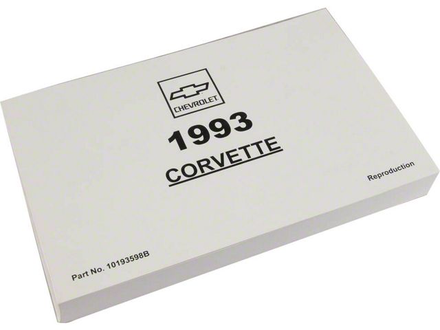1993 Corvette Owner's Manual