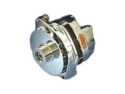 Powermaster 1994-1996 Corvette Alternator, Power Master, Chrome, 140 Amp