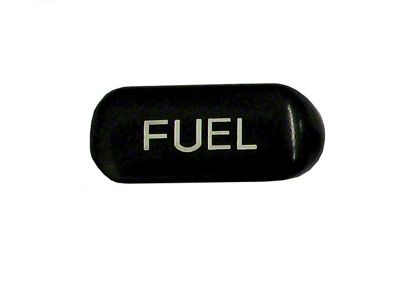 1994-1996 Corvette Button Fuel Black And White