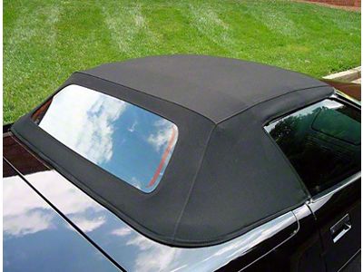 1994-1996 Corvette Convertible Top, With Soft Window, Black Vinyl