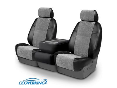 1994-1996 Corvette Coverking Ultisuede Seat Covers, Sport Seat With Diagonal Stitching Across Its Seat Bottom