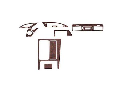 1994-1996 Corvette Dash And Trim Set Burlwood With Automatic Or Manual Transmission