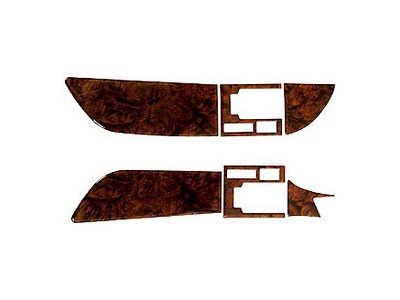 1994-1996 Corvette Long Door Panel Set Burlwood