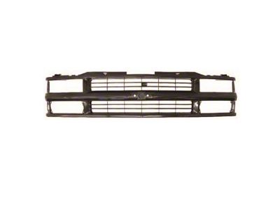1994-1998 Chevy Truck Grille, Composite Or Dual Headlights-Black