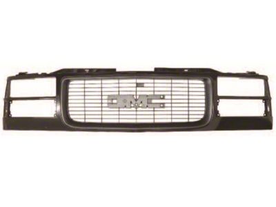1994-1998 GMC Truck Grille, Composite Headlights-Black