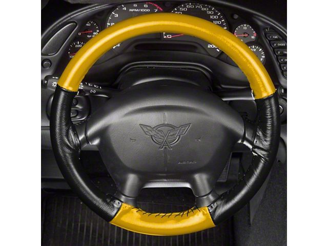 1994-2004 Corvette Two Color Wheelskins Euro-Style Steering Wheel Cover
