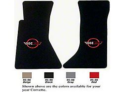 1995-1996 Corvette Lloyd Mats Floor Mats With Embroidered C4 Logos