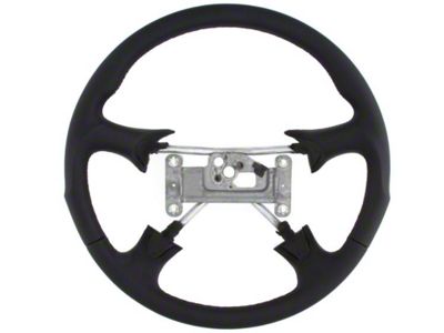 1995-1997 Chevy-GMC Truck Grant Airbag Steering Wheel-Black Leather Wrapped, 15.5