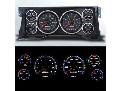 1995-1998 Chevy-GMC Truck NVU Gauges CFR Blue