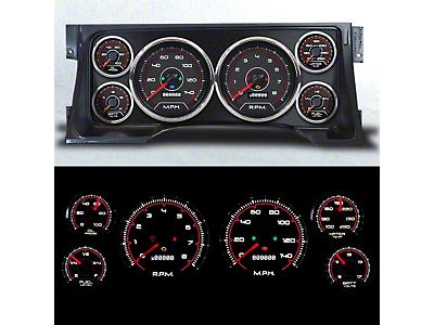 New Vintage Gauge Kit GM Truck 95-98 CFR Red