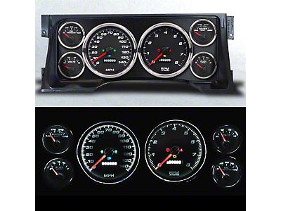 New Vintage Gauge Kit GM Truck 95-98 Performance Black
