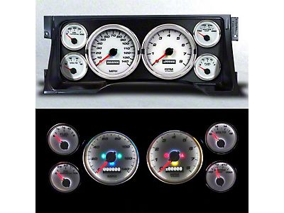 New Vintage Gauge Kit GM Truck 95-98 Performance  White