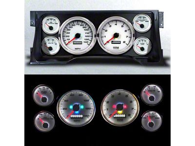 1995-1998 Chevy-GMC Truck NVU Performance Gauges-White