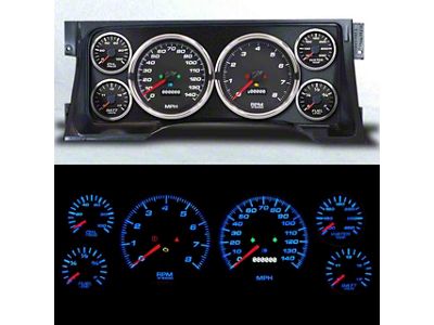 1995-1998 Chevy-GMC Truck NVU Performance II Gauges-Black