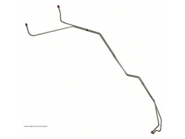 1995-1998 Chevy-GMC Truck Transmission Cooler Lines, 4WD, 700R4, 5/16 Stainless Steel