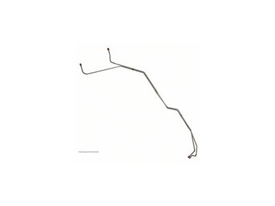 1995-1998 Chevy-GMC Truck Transmission Cooler Lines, Small Block-4WD, 4L80E With Auxiliary Cooler, 3/8 Stainless Steel