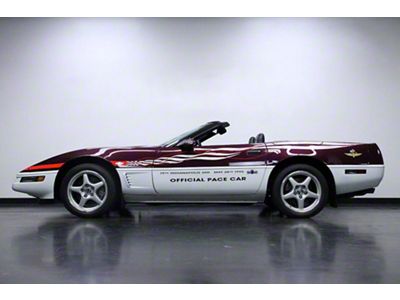 1995 Corvette Pace Car Door Decal Kit Maroon/White