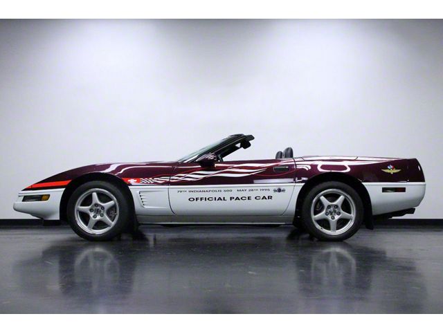 1995 Corvette Pace Car Door Decal Kit Maroon/White